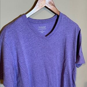 Roundtree & Yorke Men's Short Sleeve Purple Tee